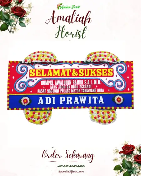 Papan Bunga Ucapan Selamat Ketanda